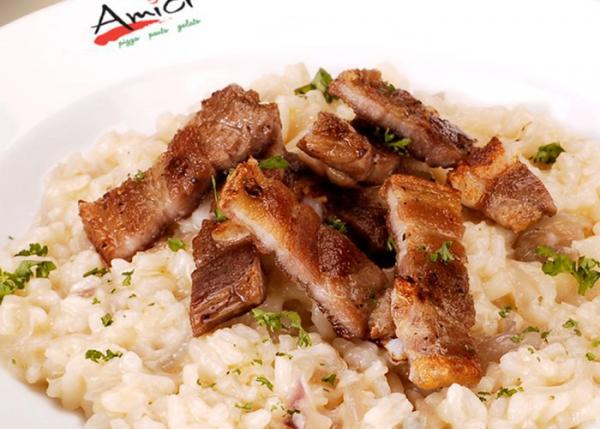 Risotto Di Maiale Croccante