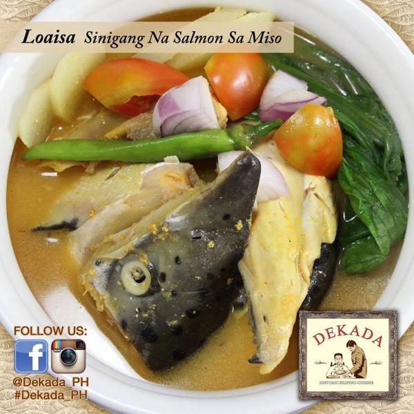Sinigang Na Salmon Sa Miso