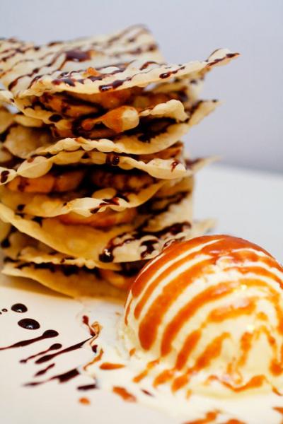 Caramel Banana Tower