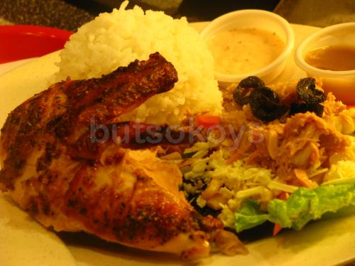 Solo B Chicken Plate