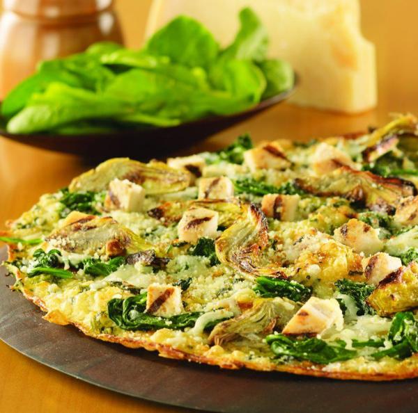 Roasted Artichoke & Spinach Pizza