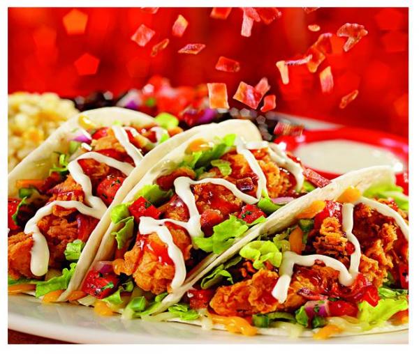 Chicken Club Tacos