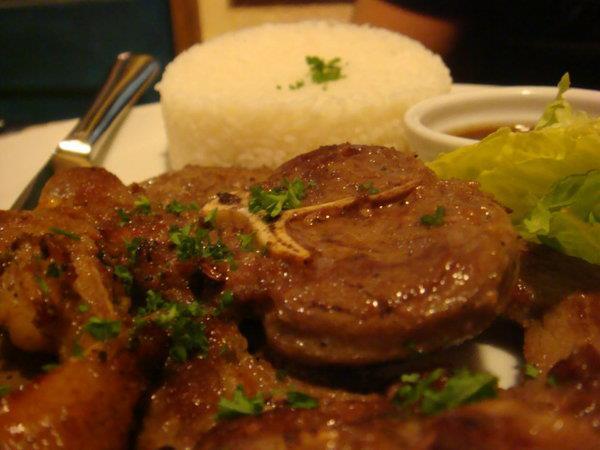Lamb Shoulder Steak With Fennel Oregano Sauce