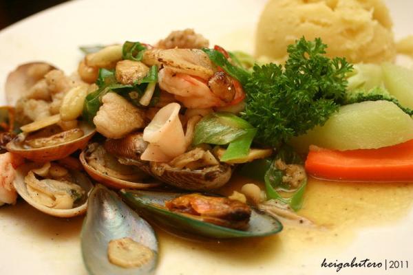 Seafood Flambe