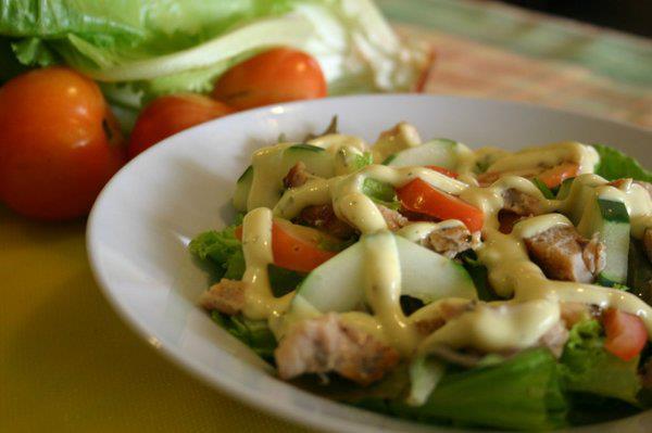  Mixed Greens With Balsamic Vinaigrette Or Honey Mustard