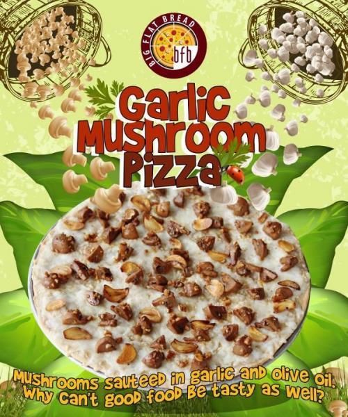 Garlic Mushroom Pizza