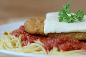 spaghetti with chicken parm