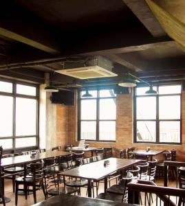 upstairs dining area