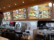 Menu on the wall