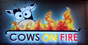 cows on fire