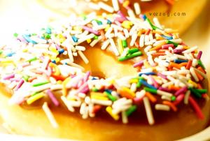 Chocolate Iced with Sprinkles