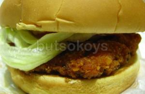 The best deal for real spicy chicken burger