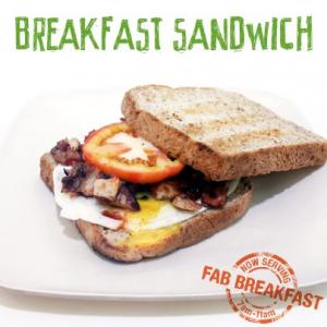Breakfast sandwich