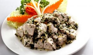 Seafood pesto