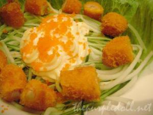 Crunchy kani salad