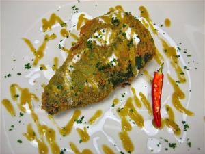 Panko Crusted Chile Relleno