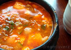 My first korean tofu stew