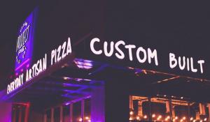 Project pie night exterior