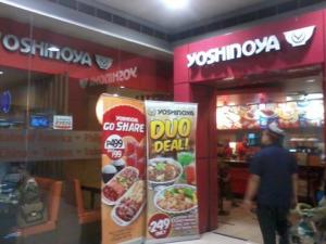 Earth Hour in Yoshinoya SM Megamal