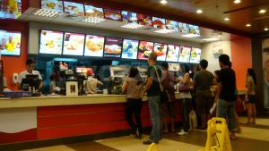 kfc counter