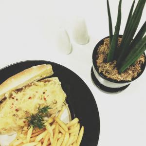 Sausage & Sauerkraut Sandwich
