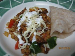 healthy delicious fajitas