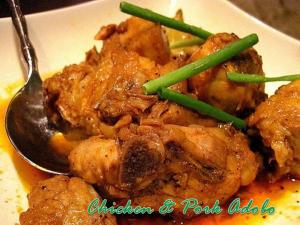 chicken and pork adobo