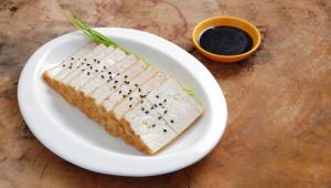 Steamed Tofu in BBQ Sauce