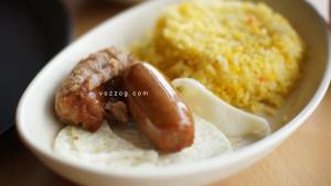 Enjoy with Chicken Longganisa With Garlic Rice