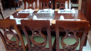 table and chairs