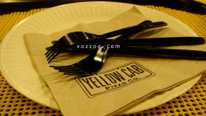 plate and utensils