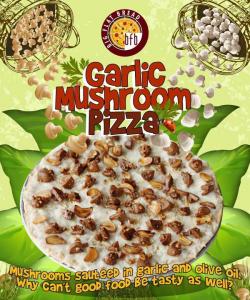 garlic mushroom pizza