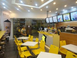 dining area at left side