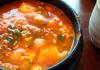 My first korean tofu stew