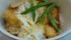 Typical japanese rice toppings